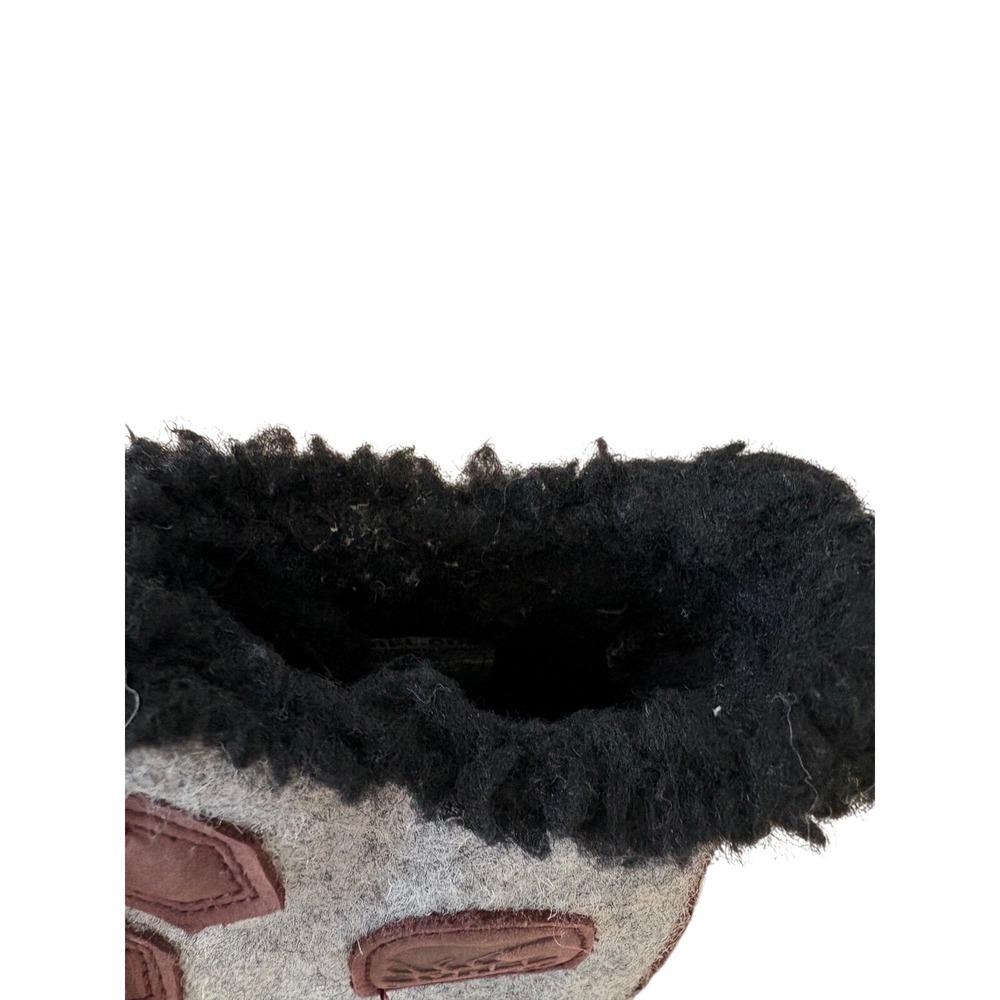 Sorel Waterproof Booties Winter Ankle‎ Boots Faux Fur Lined Gray Size 7 - Picture 11 of 13